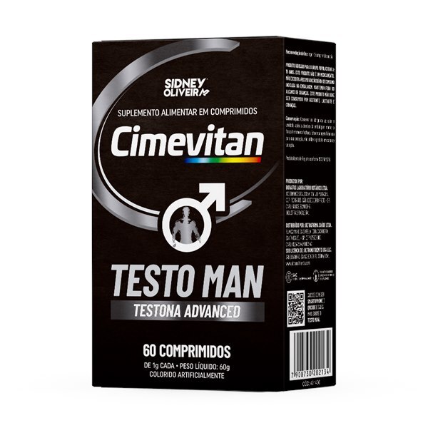 Cimevitan Testo Man — 60 Comprimidos