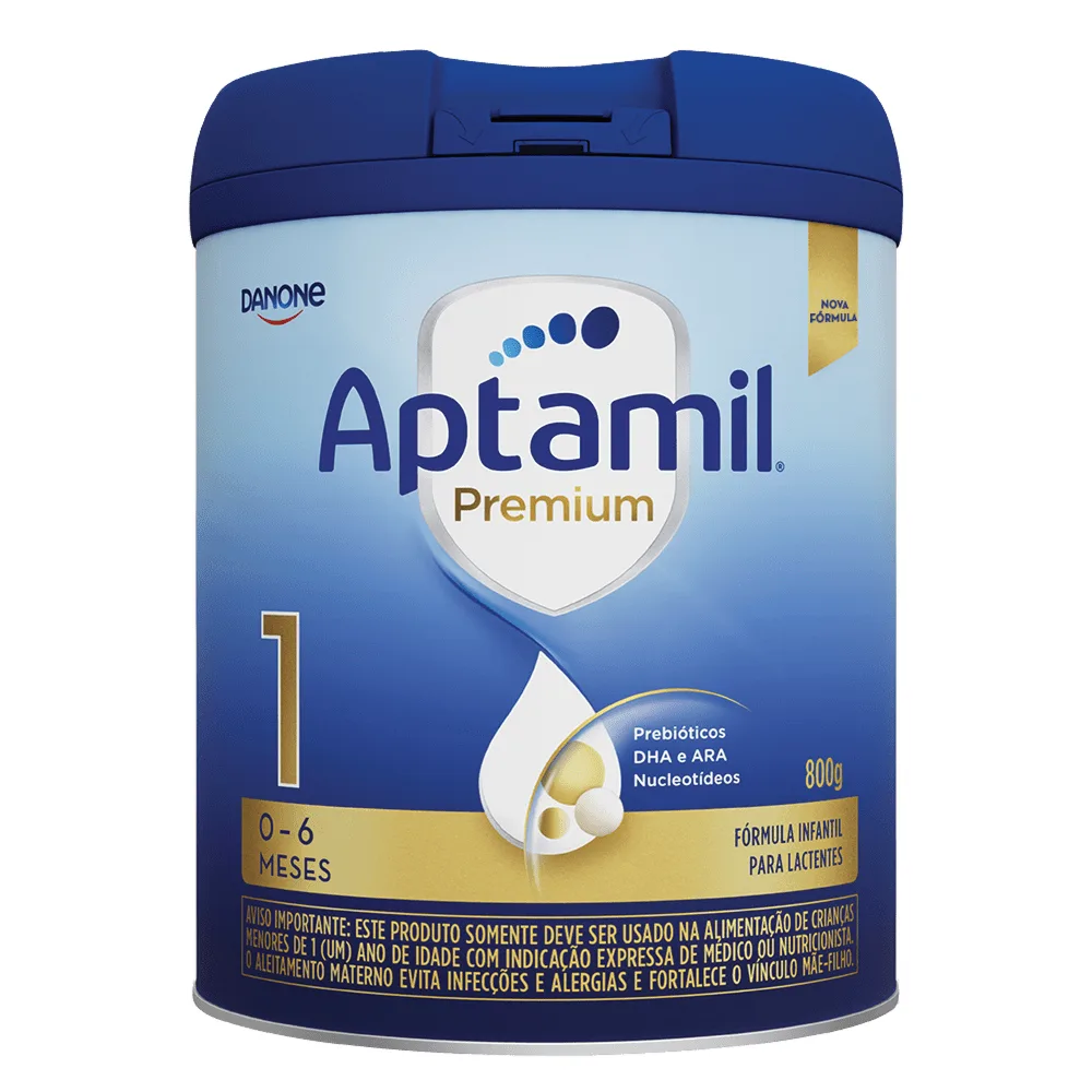 Fórmula Infantil Aptamil 1 Premium De 0 A 6 Meses 800g