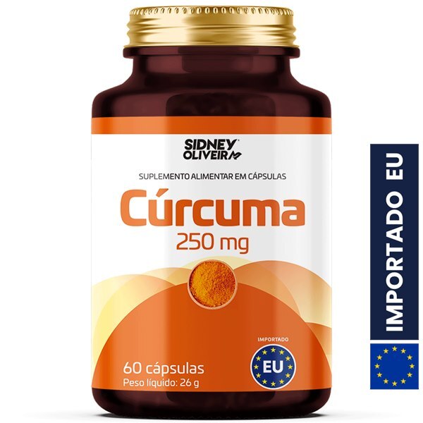 Cúrcuma 250mg — 60 Cápsulas (União Europeia)