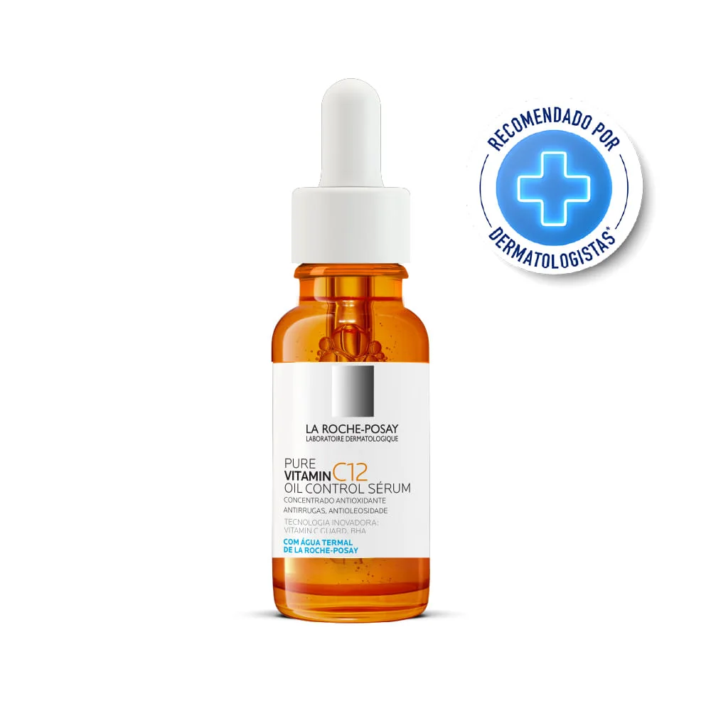 Sérum La Roche-Posay Pure Vitamin C12 Oil Control Antirrugas 15ml