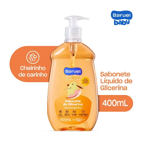Sabonete Líquido Infantil Baruel Baby Glicerina 400ml